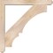 Ekena Millwork Balboa Craftsman Smooth Bracket w/ Offset Brace, Douglas Fir, 5 1/2"W x 40"D x 40"H BKT0604X40X40BOA04SDF - alternate 2